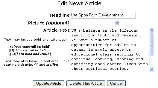 Edit News Article illustration