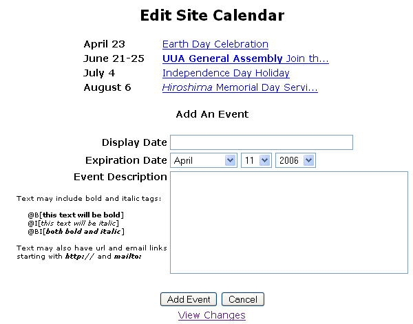 Edit Site Calendar illustration
